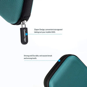 Estuche para disco duro de 2,5 pulgadas, bolsa de transporte para almacenamiento de unidades externas, resistente al agua y a prueba de golpes para organizar accesorios electrónicos - Product Image 3