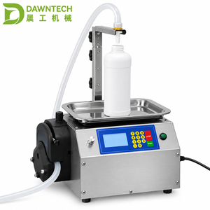 Petite machine de remplissage automatique de liquides pour détergent visqueux, gel, colle, jus, huile comestible - Product Image 1