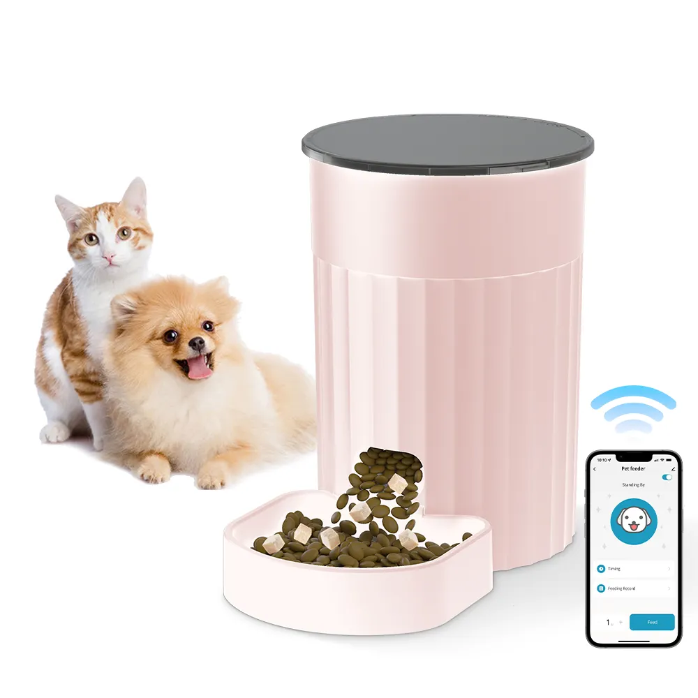 Papifeed Smart Food Dispenser Auto Smart Pet Feeder Remote App Timing Control Intelligente Kattenvoeding Automatisch