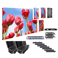 Pantalla LED HD P2.6 P2.9 P3.91 Resistente al Agua, Gabinete Portátil de Aluminio Fundido, Pantalla LED para Interiores y Exteriores de Alquiler