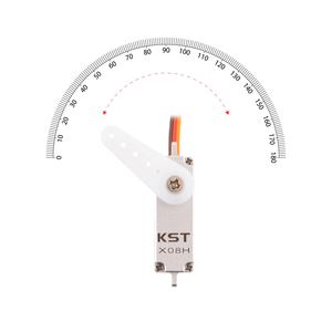 KST X08H Plus V2.0 5.3Kgf.cm 0.09sec 9.5g 8mm Coreless Digital Metal Parts for RC Gliders and Boats - Product Image 5