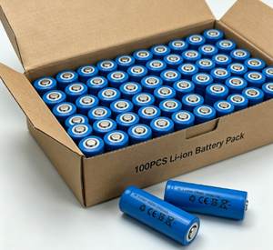 批发 <span class=keywords><strong>3</strong></span>.7V 锂离子圆柱形电池 ICR14500 600mAh 18650 1200mAh 可充电锂电池，适用于迷你风扇、LED 灯、遥控玩具 - Product Image 2