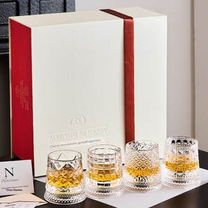 Juego de Vasos Giratorios para Whisky Estilo <span class=keywords><strong>Macallan</strong></span>, Regalo de Lujo con Temática de Boda para Parejas - Product Image 3