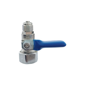 Válvula de bola para purificador de agua, conector de tres vías con rosca interna de 1/2 pulgada para accesorios de distribución de agua - Product Image 1