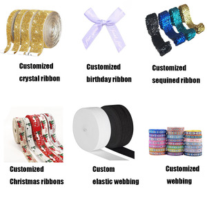 Customizable Black Knitted <strong>Elastic</strong> Band <strong>1</strong>/<strong>1</strong>.<strong>2</strong>/<strong>1</strong>.5/<strong>2</strong>/<strong>2</strong>.5/3/<strong>4</strong>/5/6 Inch Width for Fitness Wide Variety Sizes for Resistance - Product Image 2