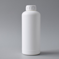 Botella Redonda de Plástico para Agricultura, HDPE Opaca, Cilíndrica, con Tapa Roscada, Contenedor para Protección de Cultivos, Suministro al por Mayor