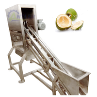 Machine de découpe de noix de coco verte en continu automatique personnalisée demi-coupeur de noix de coco jeune machine de traitement de l'eau de noix de coco