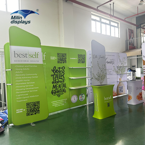 10x10ft nhanh chóng thiết lập xách tay Modular vải nhôm 3x3 gian hàng gian hàng triển lãm cho triển lãm thương mại công bằng hiển thị - Product Image 5