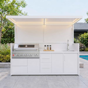 Conjunto de Cocina Exterior de Lujo con Diseño Personalizado, Antioxidante, con Cobertizo para Patio/Jardín/Exterior, Cocina Exterior de Acero Inoxidable - Product Image 3