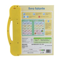 Machine d'apprentissage électronique pour enfants, jouet éducatif Montessori, apprentissage de l'anglais et du portugais, livre électronique parlant, livre audio, jouet d'éducation précoce