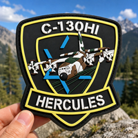 Écussons tactiques personnalisés en PVC 3D avec logo en relief, badges auto-agrippants, patchs en caoutchouc souple de haute qualité pour équipement de plein air