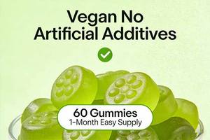 Gomitas Veganas de Musgo Marino con Aceite de Semilla Negra para el Sistema Inmunológico, Desintoxicación de la Tiroides y Apoyo a la Belleza, Marca Propia/Etiqueta Privada - Product Image 4