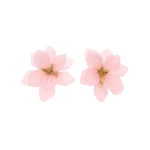 PND202501-1820 Cute <b>Flower</b> Design Gold Plated Zinc Alloy Fashion Stud Earrings for Women's Party Occasion - Product Image 2