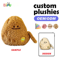 Fabricant OEM de jouets en peluche en gros, jouets en peluche champignon 20 cm, super doux, en coton PP, poupée en peluche originale, LOW