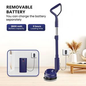 <span class=keywords><strong>Serpillère</strong></span> électrique sans fil à pulvérisation d'eau, batterie détachable 2600 mAh, poignée réglable, portable pour usage domestique et hôtelier - Product Image 6