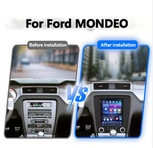 วิทยุติดรถยนต์ Tesla Style 9.7 นิ้ว ระบบ Android สำหรับ Ford MONDEO เครื่องเล่น DVD หน้าจอสัมผัส กรอบพลาสติกสีดำ ชุดสายไฟครบชุด - Product Image 3