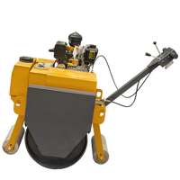 Compacteur vibrant à tambour unique certifié CE EPA, compresseur à rouleaux, mini-compacteur routier manuel de 350 kg