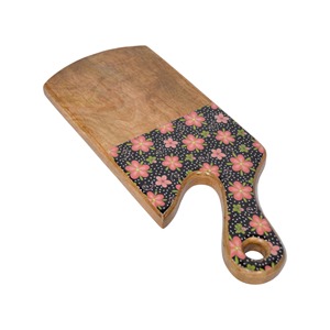 Tabla de cortar de madera de cocina para carne, queso, verduras, tabla de cortar esmaltada de carnicero, bloque de cortar multiusos - Product Image 3