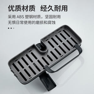 ชั้นวางอุปกรณ์ล้างผักแบบมีที่จับ ขนาด L พร้อมที่ระบายน้ำ ที่วางอ่างล้างจาน วัสดุ PP รูปทรงสี่เหลี่ยม - Product Image 5