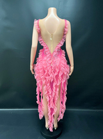 Novance Y5711 Produits tendance en dropshipping, vêtements de scène avec robe sexy ornée de diamants pour femmes, soirée, club, nuit