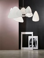Nouvelle vente : Lustre rustique décoratif en rotin et osier, luminaire suspendu en bambou tressé pour cuisine et salle à manger