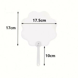 Dual-Sided Printable Photo <b>Frame</b> Fans DIY Logo Promotional Ads Gifts Sublimation Blank Plastic Craft Fans Style Love - Product Image 5