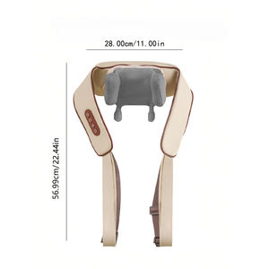 Masajeador de espalda y cuello Shiatsu con calor, masajeador eléctrico de tejido profundo para amasar, masajeador de piernas y hombros para mujeres y hombres - Product Image 2