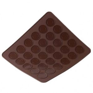 30 Operture Round Heat Resistant Macaron <b>Silicone</b> <b>Baking</b> Mat Wholesale Macaron Mat - Product Image 2