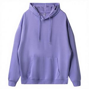 Sudadera con Capucha Unisex Lisa al por Mayor, de Primavera, de Poliéster/Rayón, Gruesa, para Hombre, con Logotipo Personalizado Bordado - Product Image 1