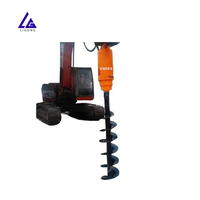 Foreuse hydraulique pour excavatrice, haute efficacité, vitesse de forage rapide, améliore le déroulement des travaux