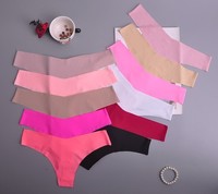 Hot Silk Sexy Phụ Nữ Thongs G Chuỗi Quần Lót Liền Mạch Nữ Đồ Lót Tanga Quần Lót Low-Rise Lingerie Panty Intimates