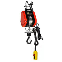 Treuil de levage portable à câble métallique 12V/24V/36V/48V DC, alimenté par batterie, avec télécommande filaire pour installation en haute altitude