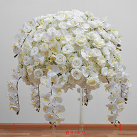 Boules de fleurs artificielles, centres de table floraux, boules de fleurs pour la décoration de tables de mariage, réceptions et fêtes