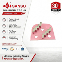 Plaquettes de meulage diamantées à liaison dure Lavinafloor pour meuleuses, bloc abrasif durable pour le meulage de pierre et de béton