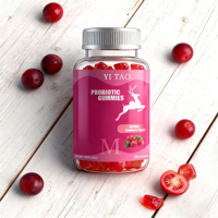 Fabricación de Gomitas Probióticas para Adultos de Marca Privada/OEM/ODM, Salud Intestinal y Vaginal, Apoyo Inmunológico, Sin Azúcar