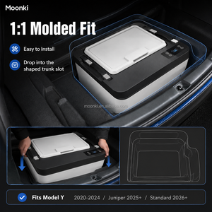 ตู้เย็นในรถยนต์สำหรับท้ายรถ Model Y ขนาด 35 ลิตร ควบคุมผ่านแอพพลิเคชั่น ออกแบบมาเฉพาะสำหรับรุ่นปี 2020-2024 Juniper 2025+ - Product Image 3