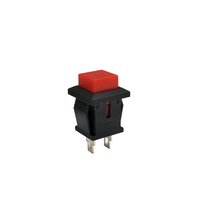 DS-431 ON-(OFF) 14*14Mm DS-430 OFF-(ON) 1A/3A 125V/250V Saklar Tombol Tekan Mini Sesaat