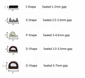 עצמי דבק רכב דלת איטום גומי קצף PVC EPDM CR EVA רצועת חותם - Product Image 4