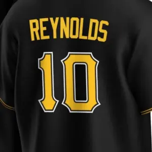 Pittsburgh Bryan Reynolds Black Alternate Best Quality Stitched Baseball Jersey