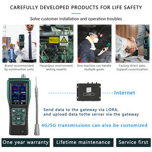 Pumpens auger Handheld 4-in-1 Gas konzentration detektor CH2O O3 Alarm CO PH3 NH3 CH4 Giftgas leck analysator PID SO2F2 C2H4 HF - Product Image 4