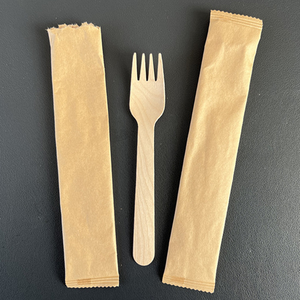 Fourchette en bois jetable <span class=keywords><strong>de</strong></span> qualité A pour salade à emporter <span class=keywords><strong>de</strong></span> nourriture occidentale <span class=keywords><strong>Dessert</strong></span> <span class=keywords><strong>de</strong></span> gâteau aux fruits - Product Image 4