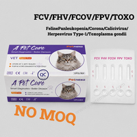 Kit de test de diagnostic vétérinaire pour chats : Détection de l'antigène de la leucémie féline (FeLV) et des anticorps du VIH félin (FIV) – Vente en gros, service OEM personnalisé