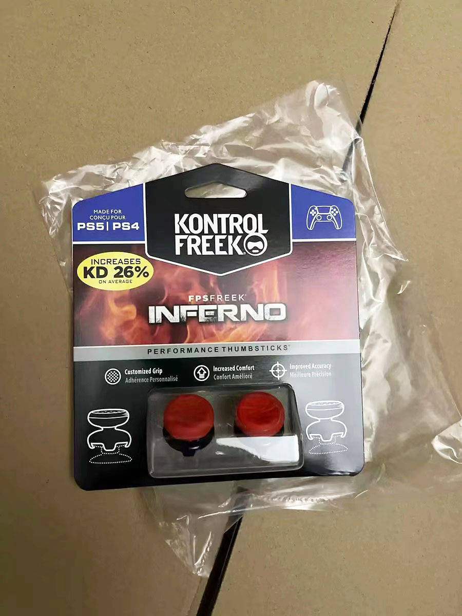 Pour PS4 PS5 Controller FPS Control Freek Thumb Grip Silicone ThumbStick Kontrol Freek Extender pour PS5 Thumb Grip KontrolFreek
