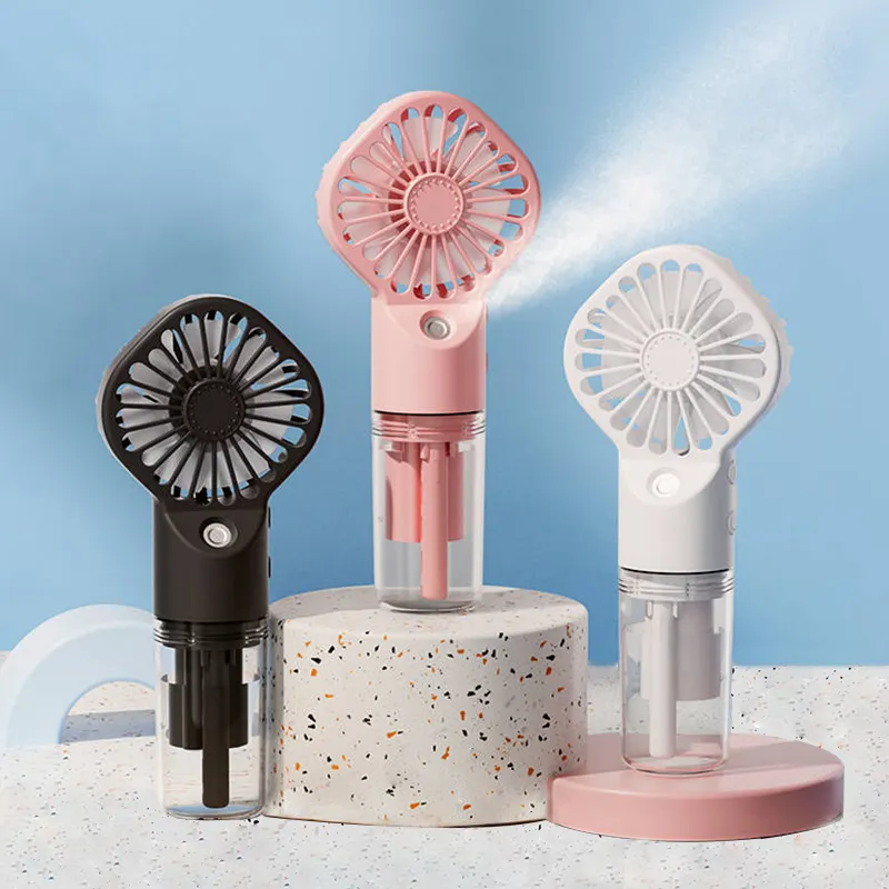 Hot Selling Hand-held Spray Mini Fan Portable Rechargeable Outdoor Humidification Cool Mist Handheld Fans