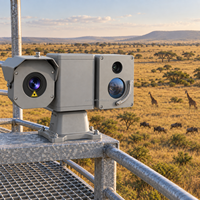 Caméra de sécurité PTZ longue portée pour réserves naturelles avec capteur CMOS pour la surveillance des réserves naturelles
