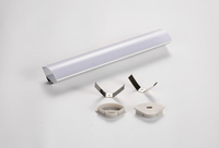 Profilé carré en aluminium série 6000 LvSen LS-082 30x30mm, tempérage T3-T8, pour applications décoratives, avec couvercles et embouts en PC