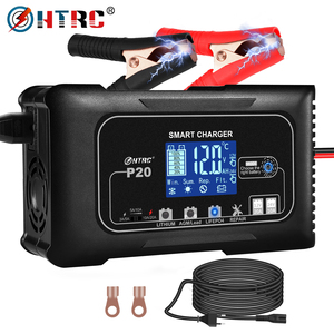 20-Amp Smart Battery <strong>Charger</strong>,Lithium,LiFePO4,Lead-Acid(AGM/Gel/SLA..) Car Battery <strong>Charger</strong>,<strong>Trickle</strong> <strong>Charger</strong>, Maintainer - Product Image 1