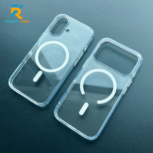 Housse de téléphone magnétique pour iPhone 15 iPhone 16 Series TPU Transparent Wireless Charge Phone Case pour iPhone 16 Series - Product Image 6