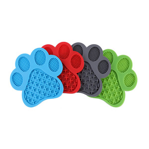 Paws Lick Pad Silicone Mat for Dogs & <b>Cats</b>, for Dogs in Shower, Floor & Wall Dog Slow <b>Feeder</b> Mat for Calming Anxiety - Product Image 4