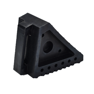 Wesure - Tope de Seguridad para Ruedas, 200x100x150mm, de Goma, Duradero, Tipo Cochera, Equipo de Estacionamiento - Product Image 1